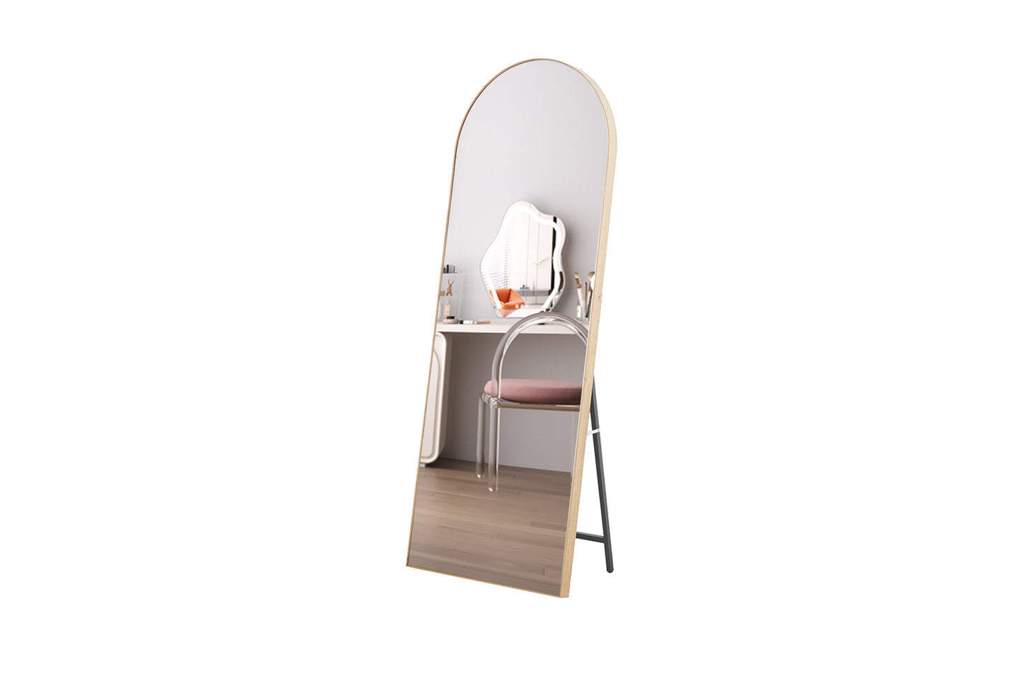 Miroir Rosalie 160x60cm Effet Chêne sur pied