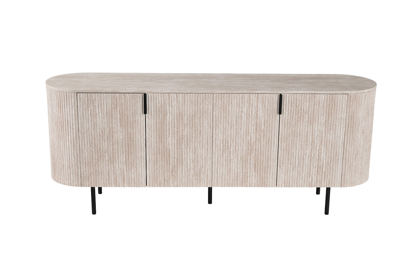 Bahut Lagos 200 cm Décor Travertin Beige