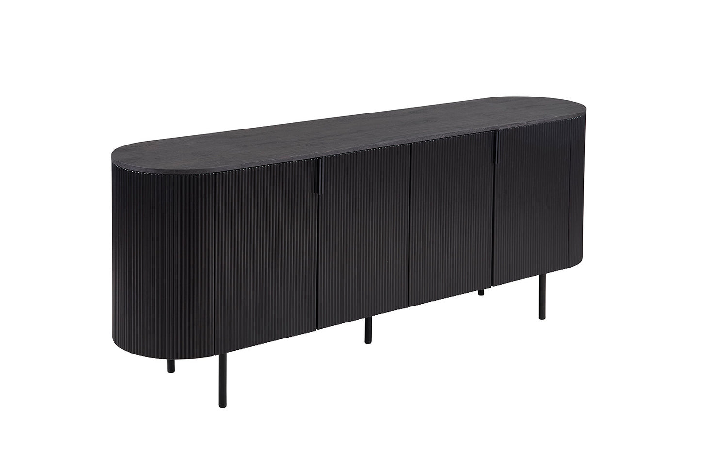 Bahut Lagos 200 cm Décor Brun foncé