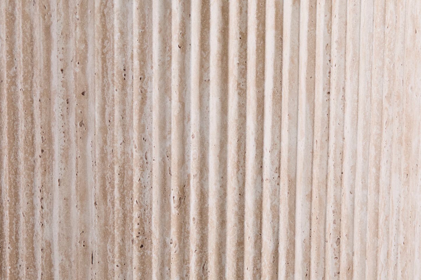 Table basse Lagos Ronde Décor Travertin Beige