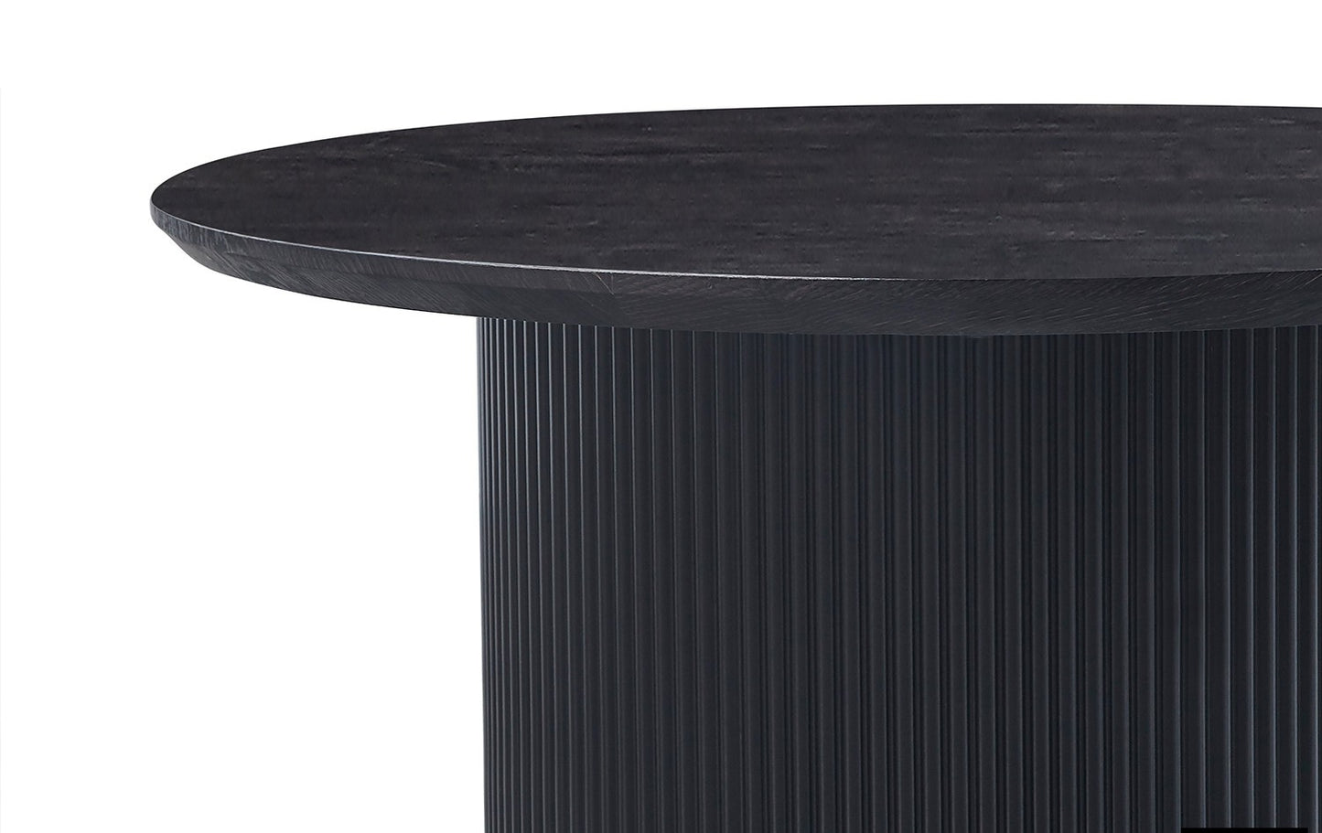 Table basse Lagos Ronde Décor Brun foncé