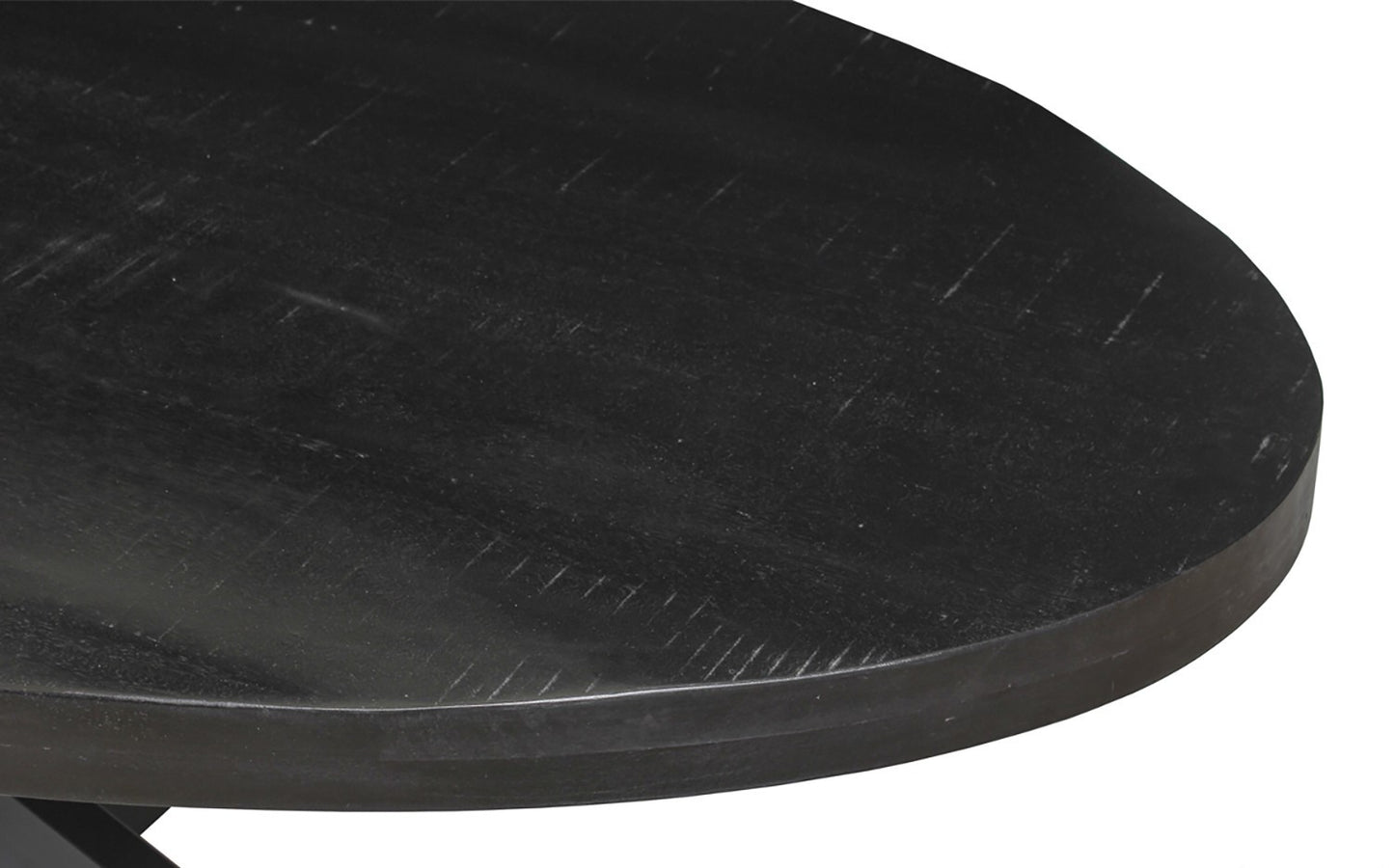 Table à manger Alexa Ovale bois de Manguier Noir