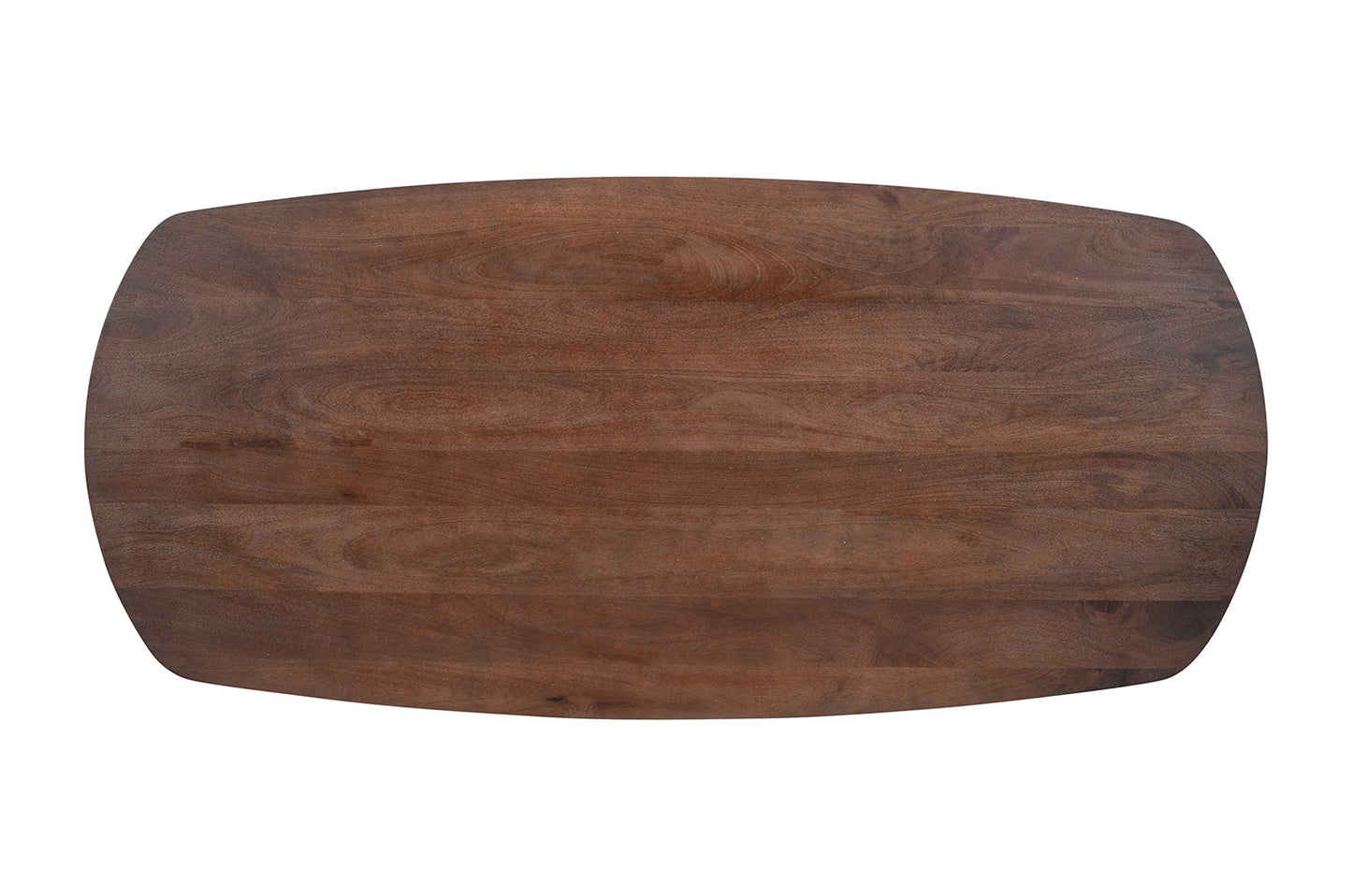Table Tommy 220x100 cm Ovale Danoise Pied Bois de manguier Brun