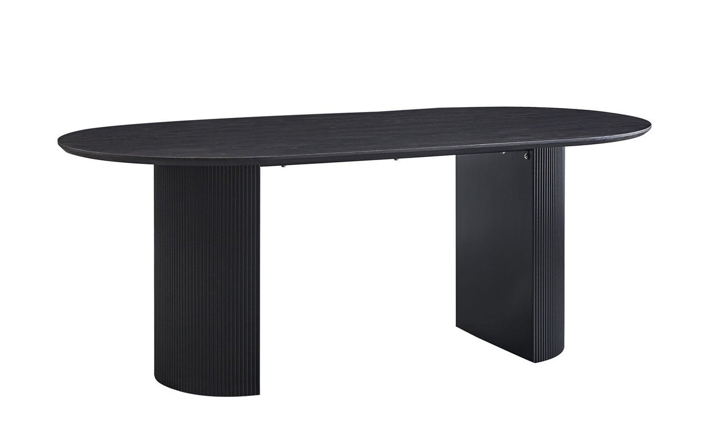 Table Lagos 200 cm Ovale Décor Brun foncé