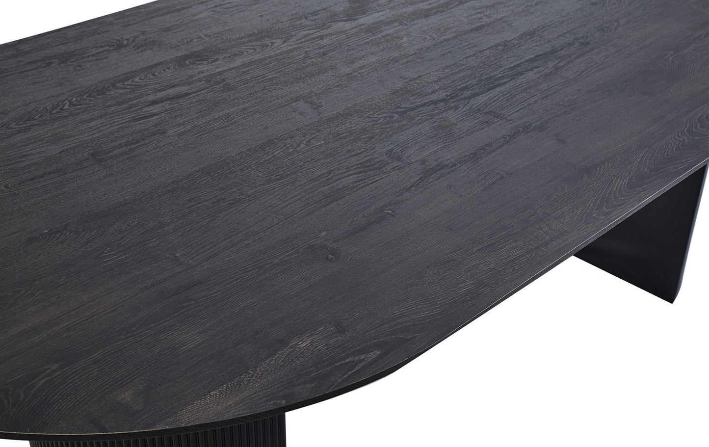 Table à manger Lagos 220 cm Ovale Décor Brun foncé