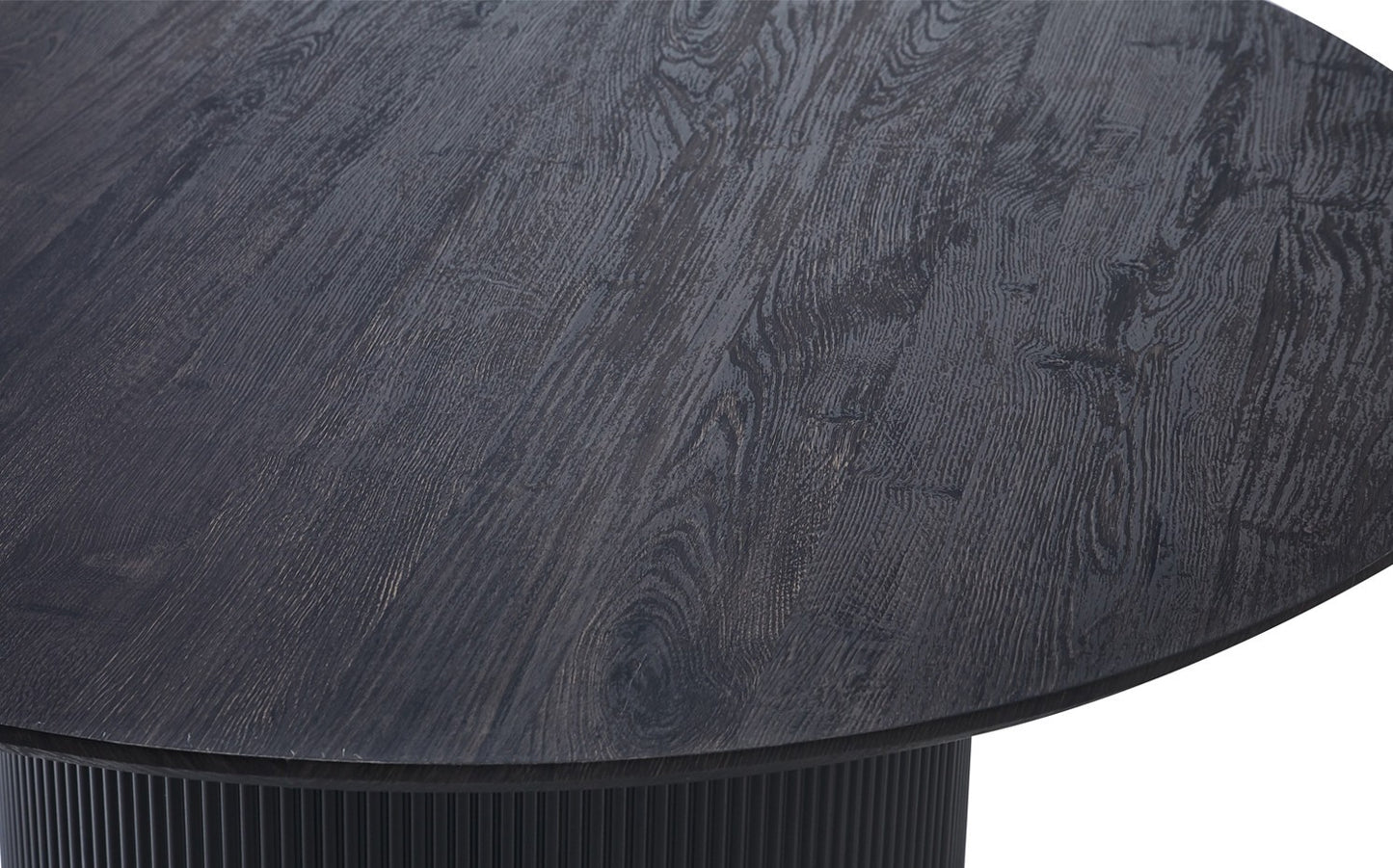 Table Lagos 120 cm Ronde Décor Brun foncé
