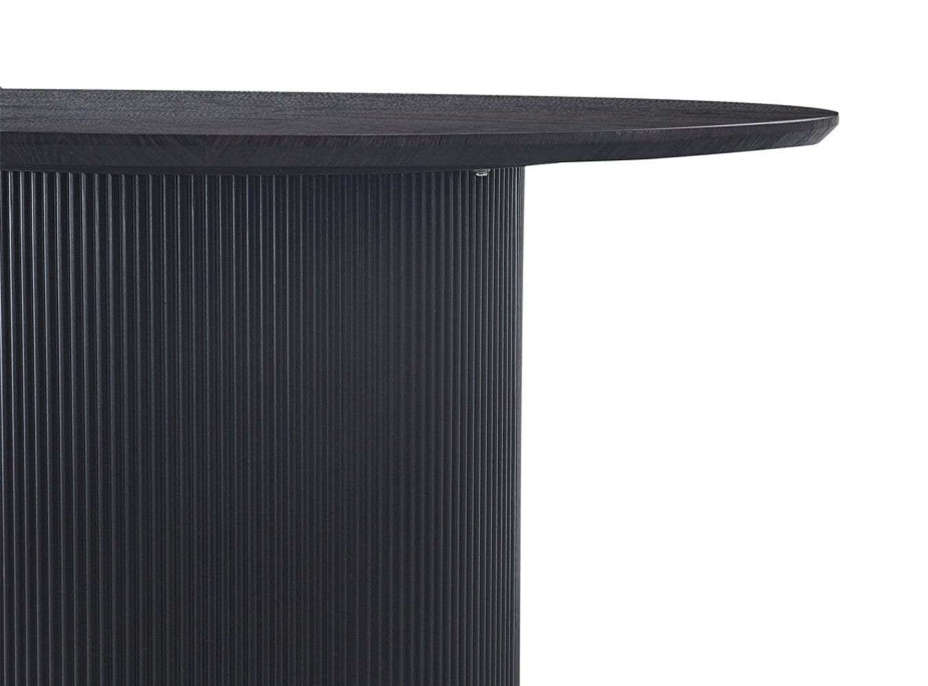 Table Lagos 120 cm Ronde Décor Brun foncé