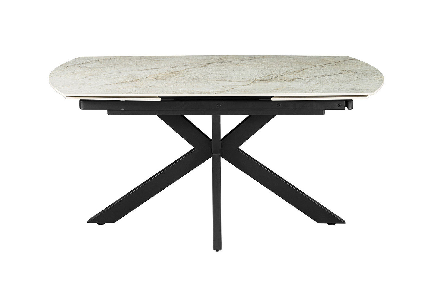 Table à manger extensible Ares marbre beige