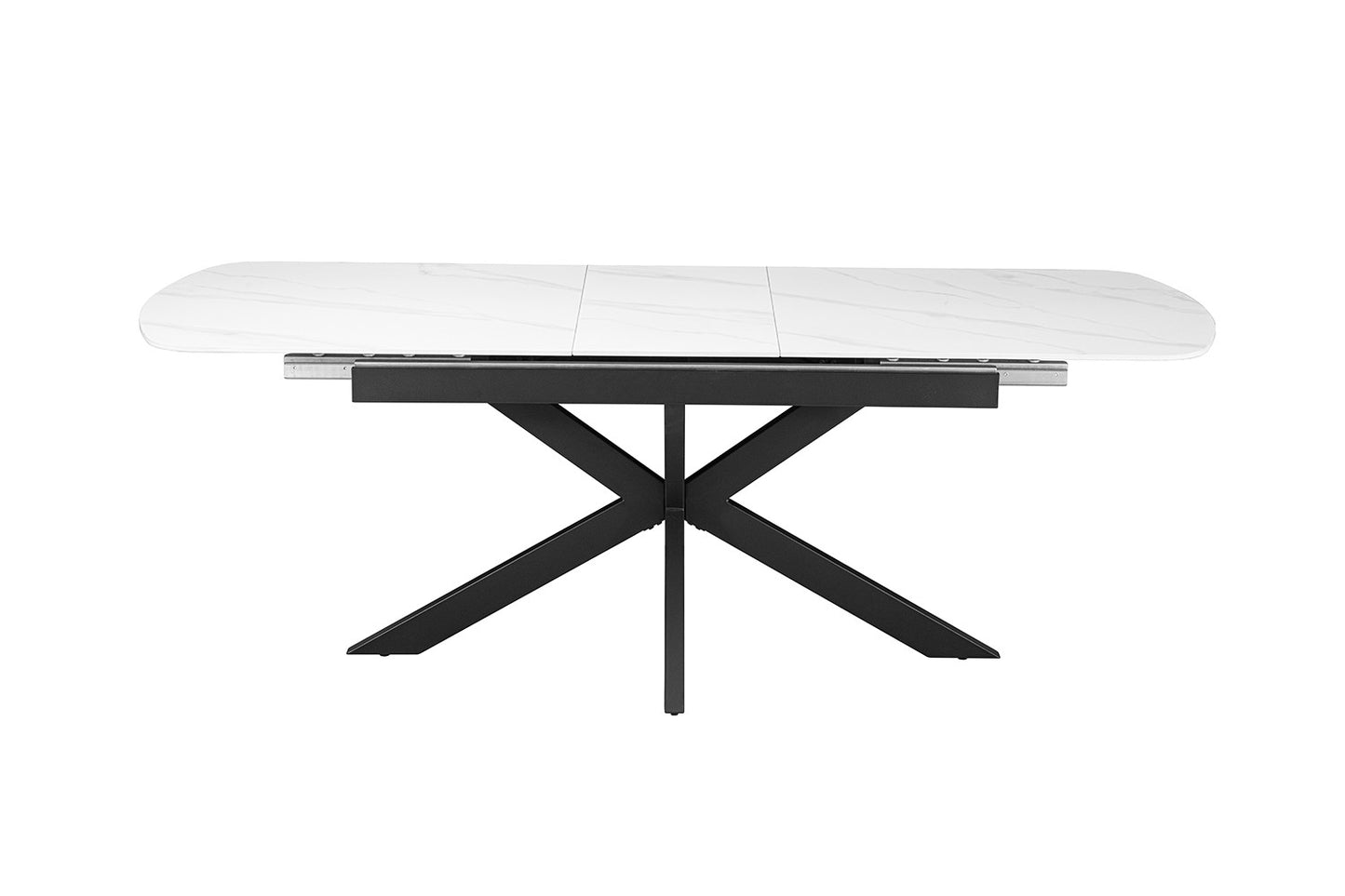 Table extensible Hestia 180-220cm Ovale Danoise Pierre Blanc