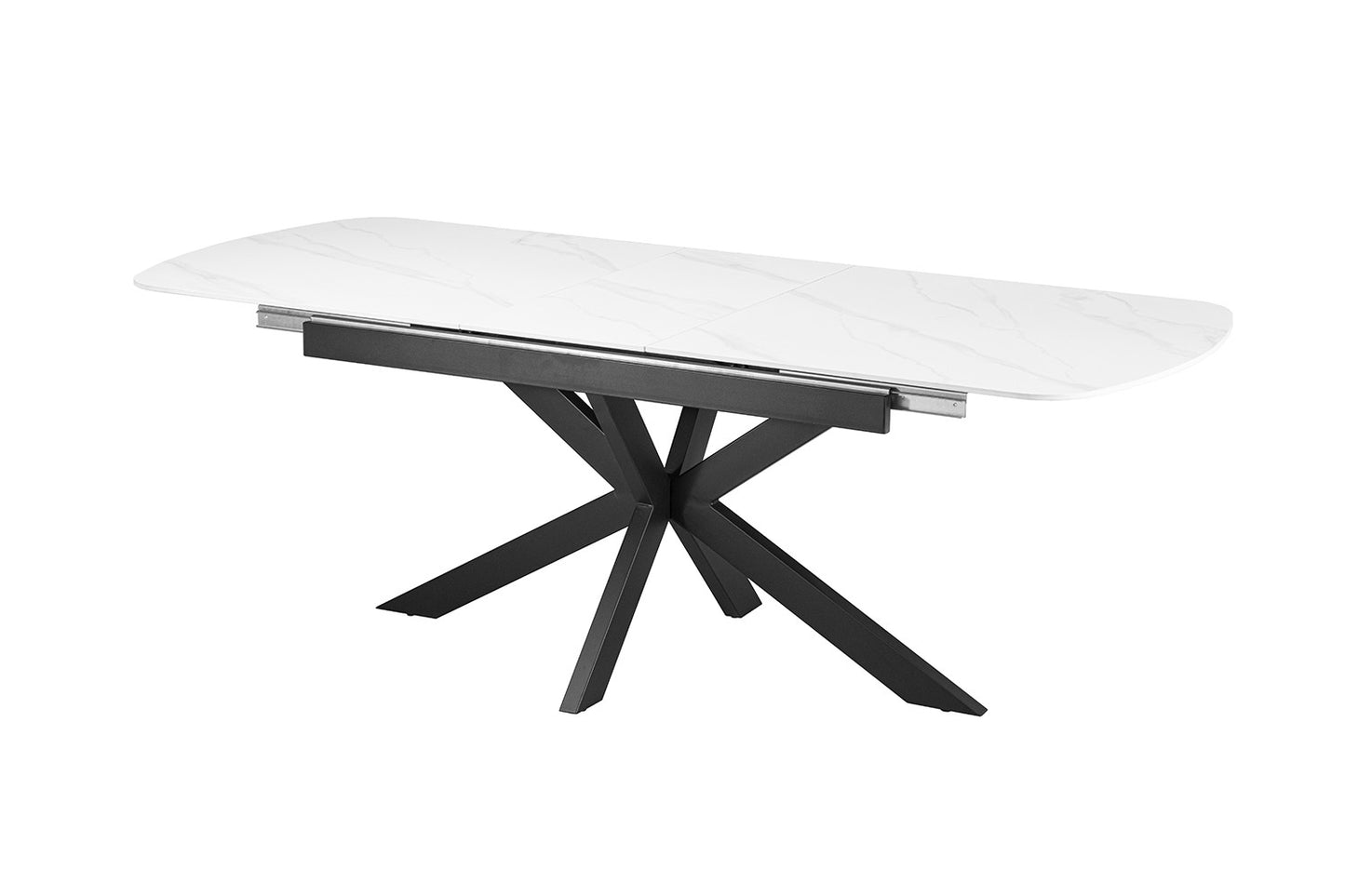 Table extensible Hestia 180-220cm Ovale Danoise Pierre Blanc