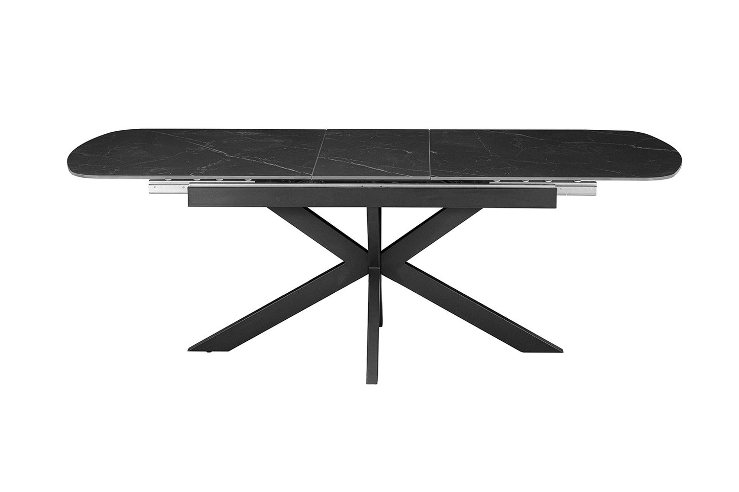 Table extensible Hestia 180-220cm Ovale Danoise Pierre Noir