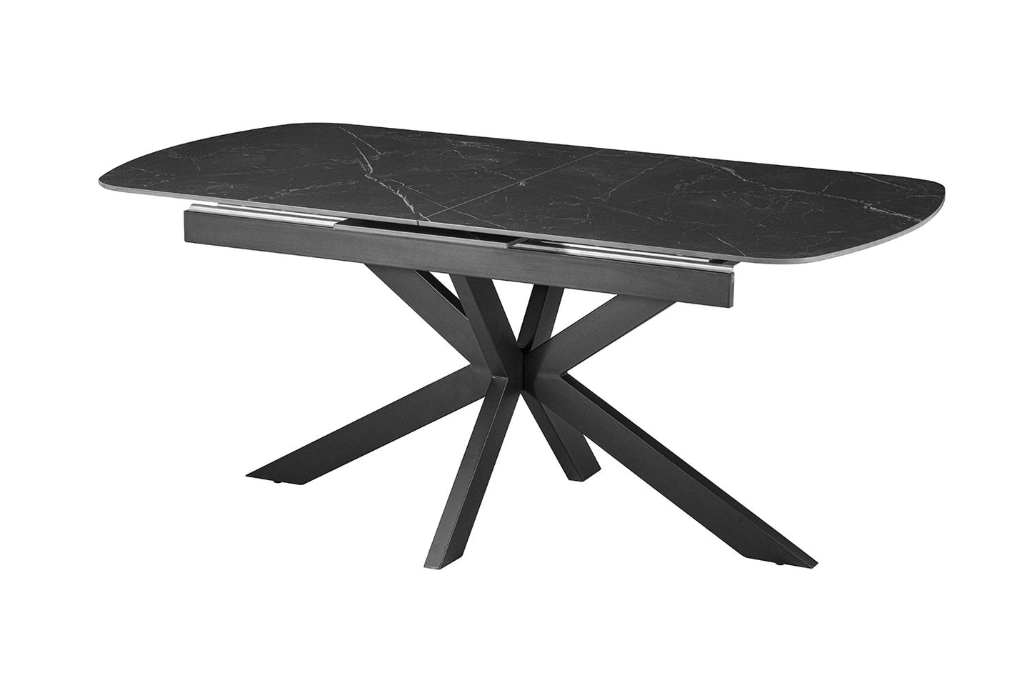 Table extensible Hestia 180-220cm Ovale Danoise Pierre Noir