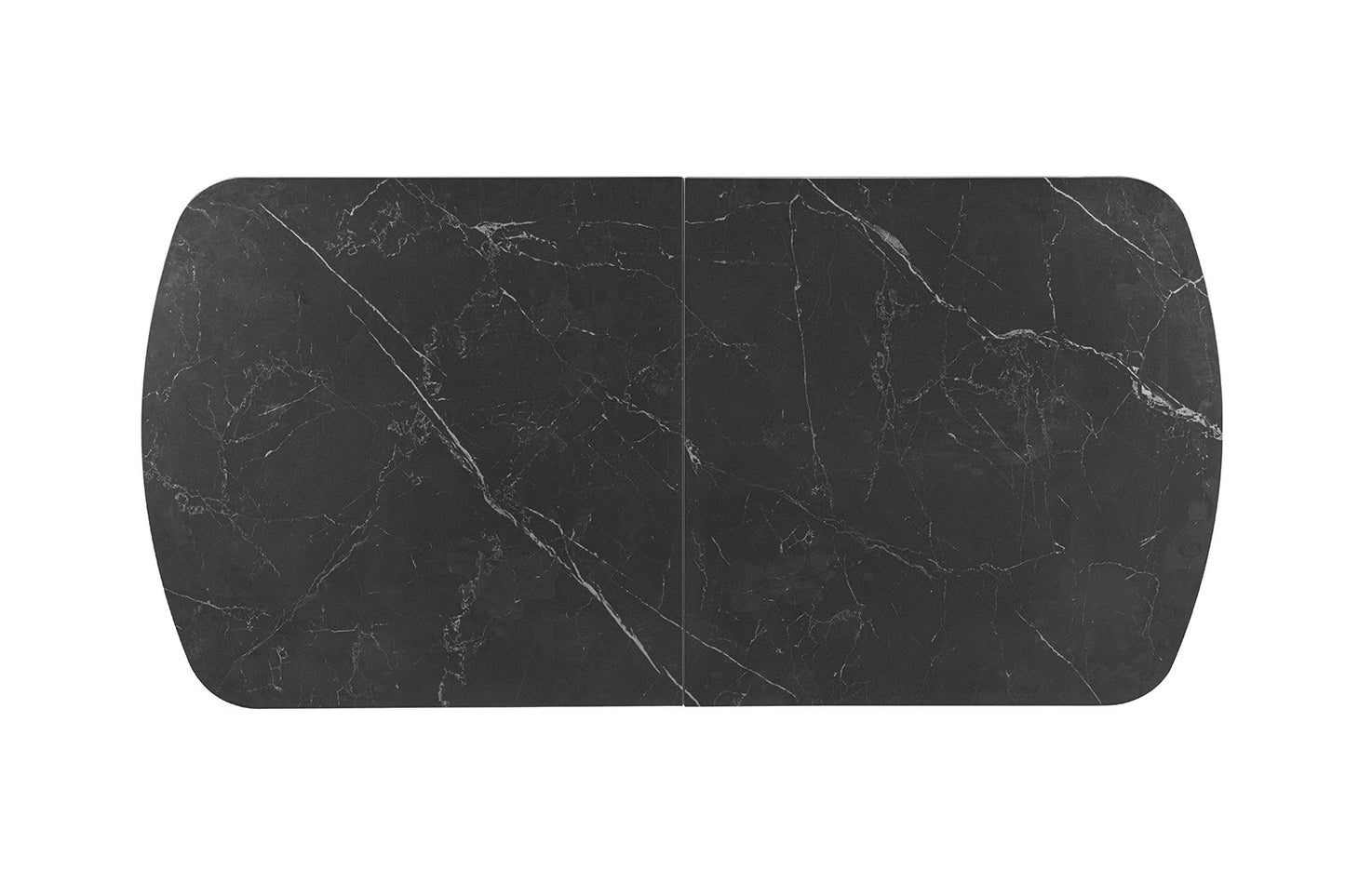 Table extensible Hestia 180-220cm Ovale Danoise Pierre Noir