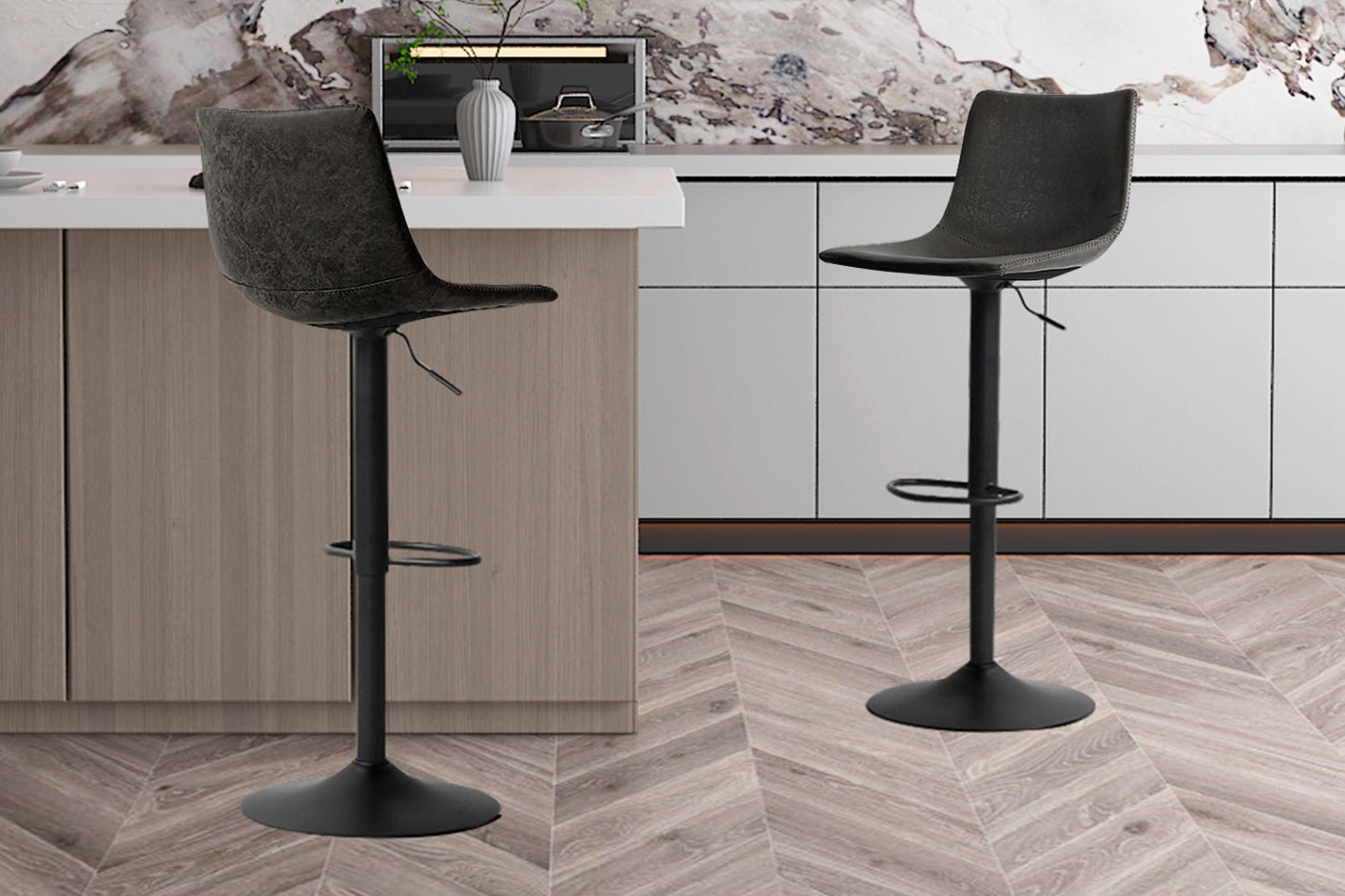 Tabouret de bar Trevi Noir