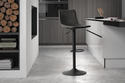 Tabouret de bar Trevi Noir