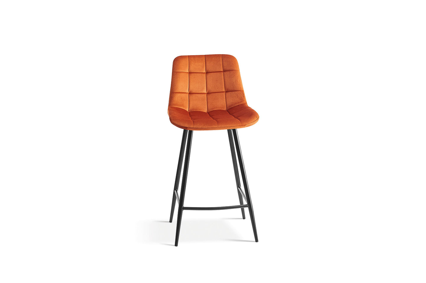 Chaise de comptoir Juta Velours Orange