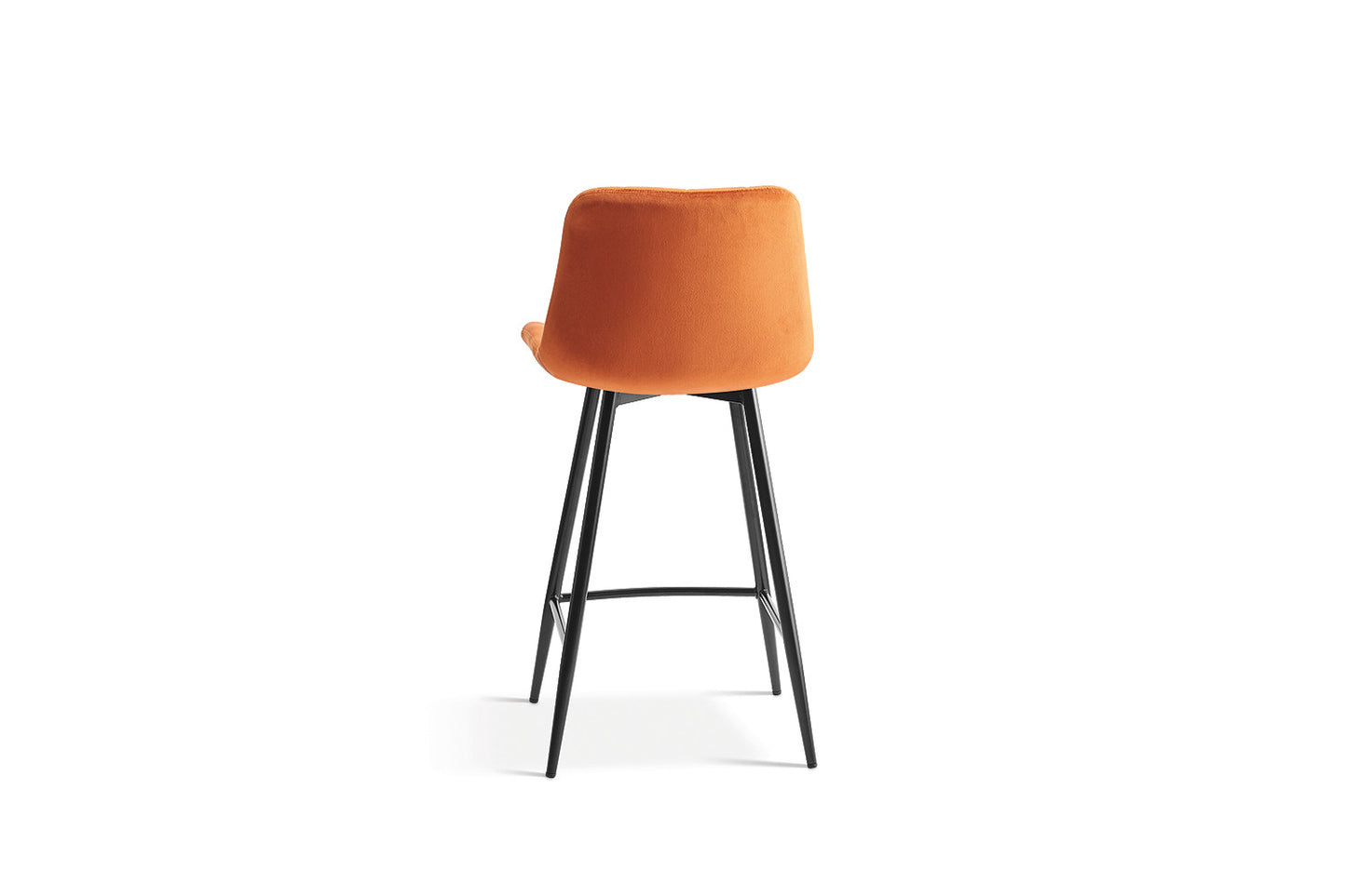 Chaise de comptoir Juta Velours Orange