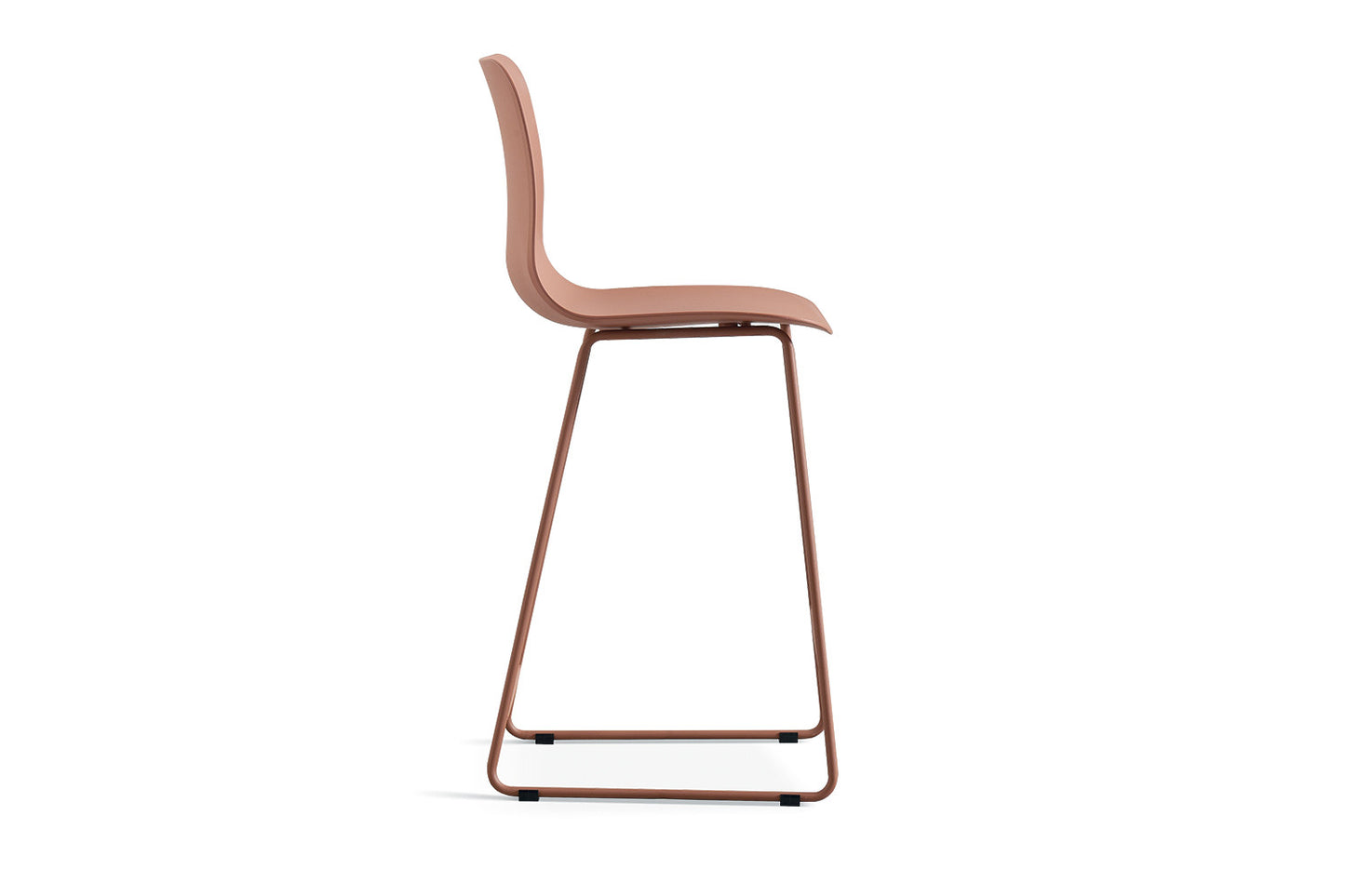 Chaise de comptoir Marie Terracotta
