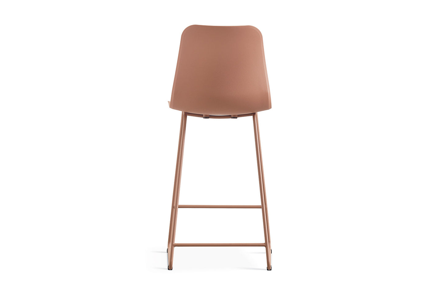 Chaise de comptoir Marie Terracotta