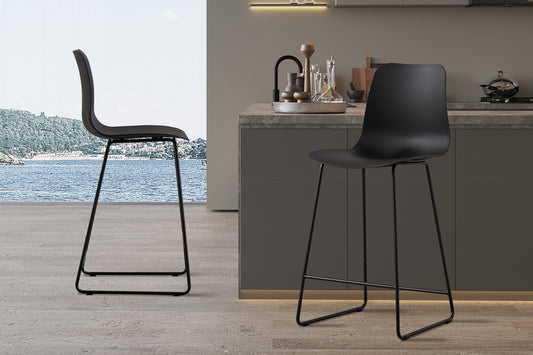 Chaise de comptoir Marie Noir