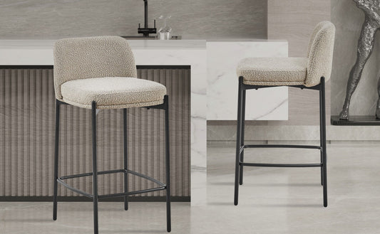 Chaise de comptoir Ella Sable