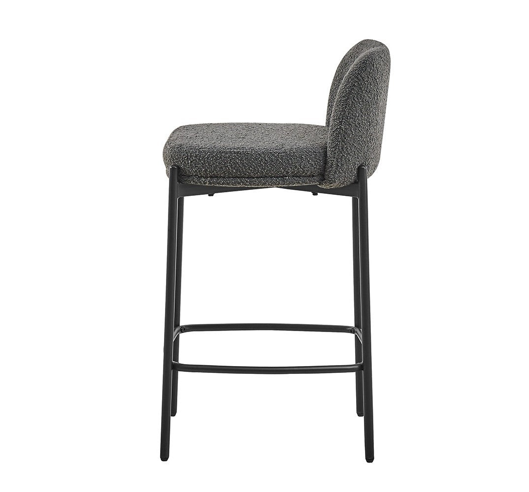 Chaise de comptoir Ella Gris