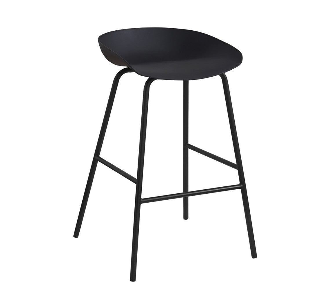 Chaise de comptoir Anna Noir