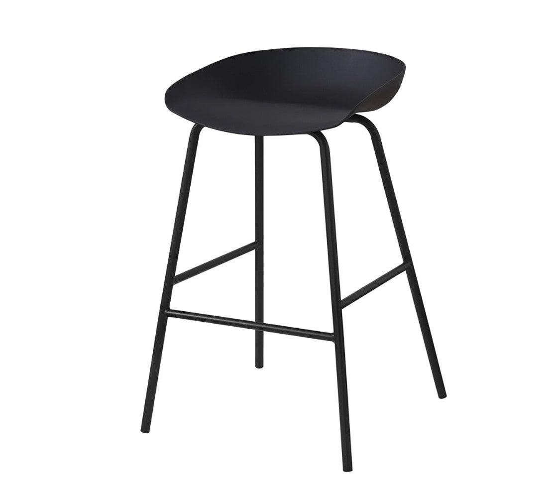 Chaise de comptoir Anna Noir