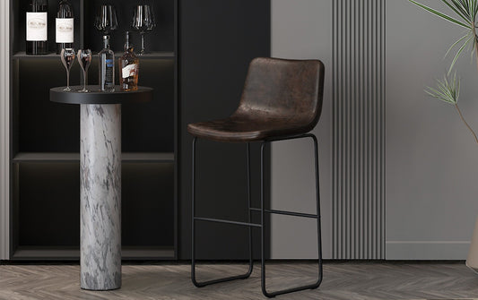 Tabouret de bar Mancia Brun foncé