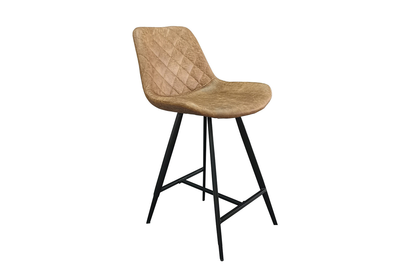 Chaise de comptoir Alicante Cognac