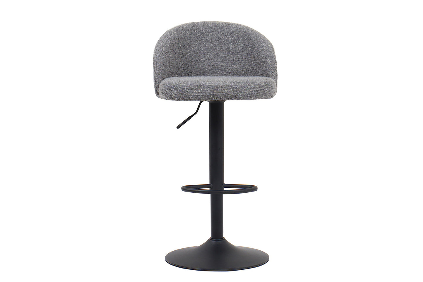 Tabouret de bar Arda Bouclé Gris clair