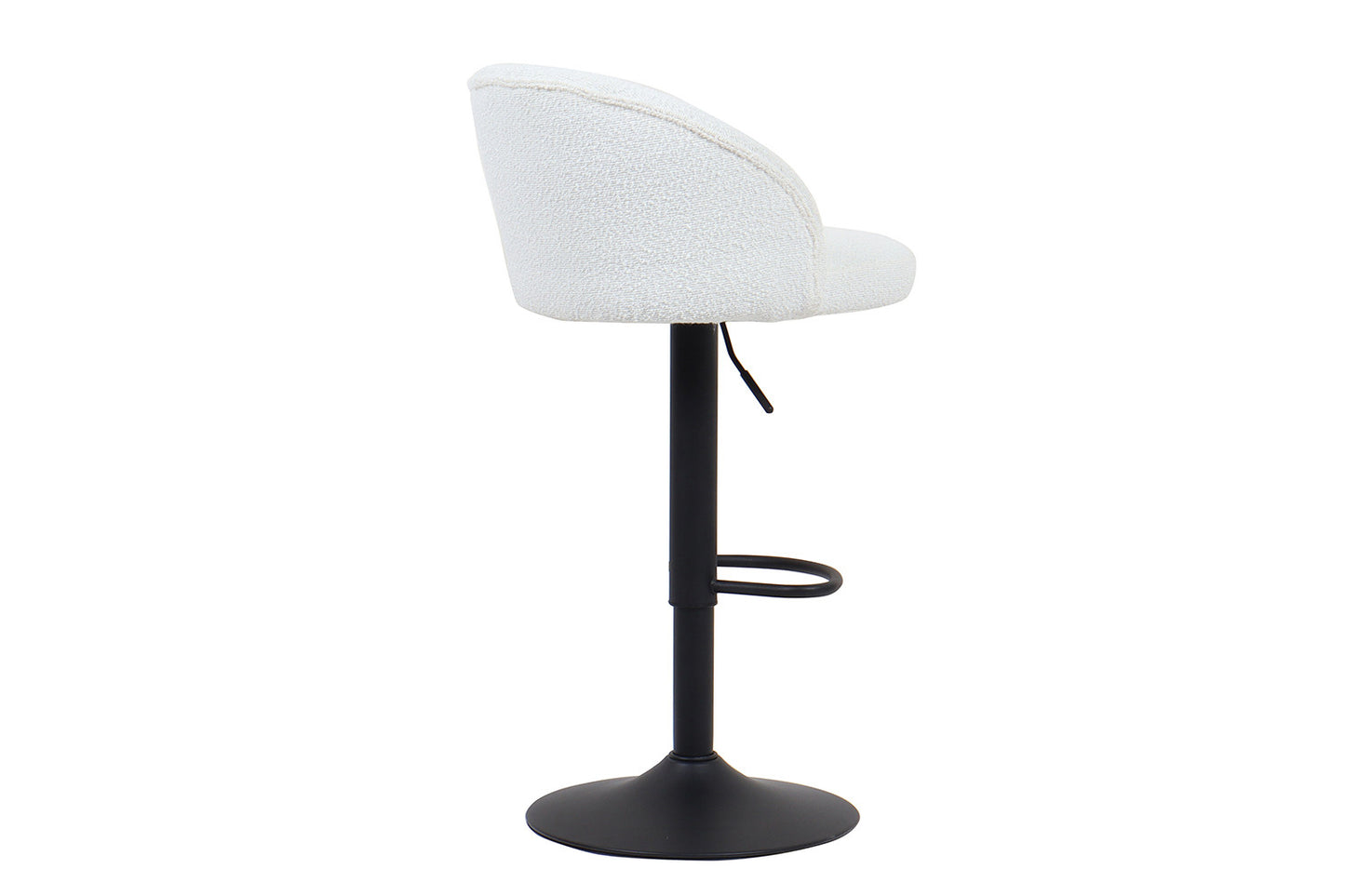 Tabouret de bar Arda Bouclé Blanc