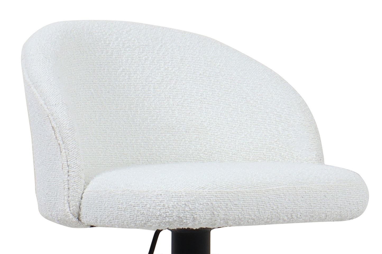 Tabouret de bar Arda Bouclé Blanc