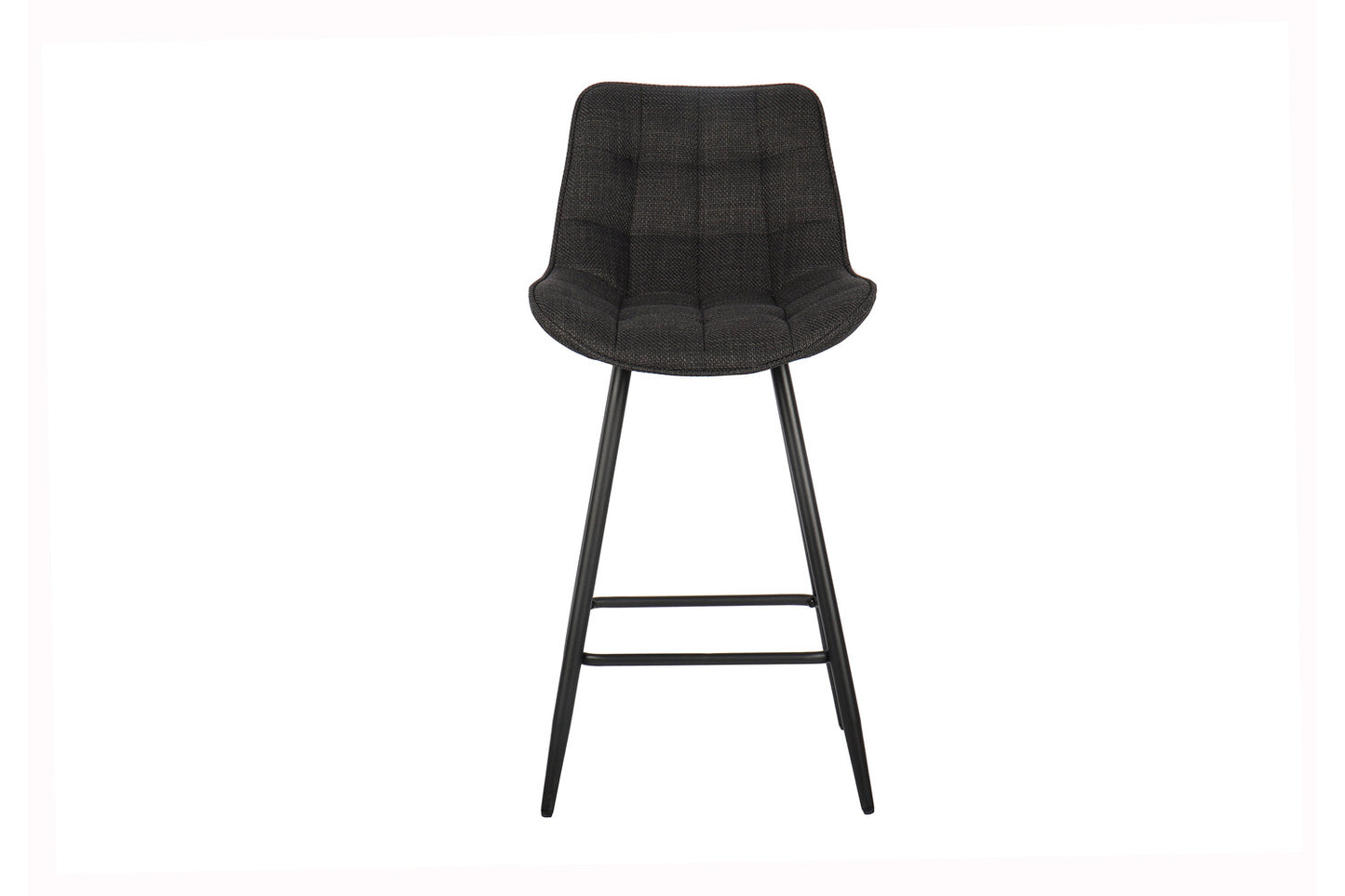 Chaise de comptoir Ariba Tissu Gris foncé