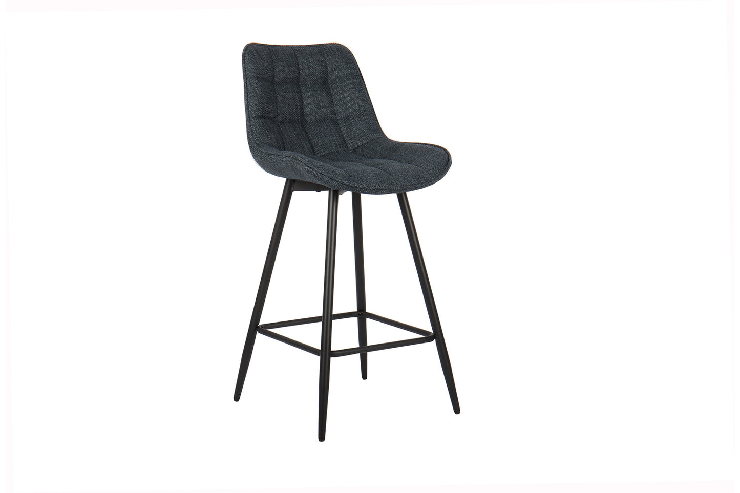 Chaise de comptoir Ariba Tissu Bleu foncé