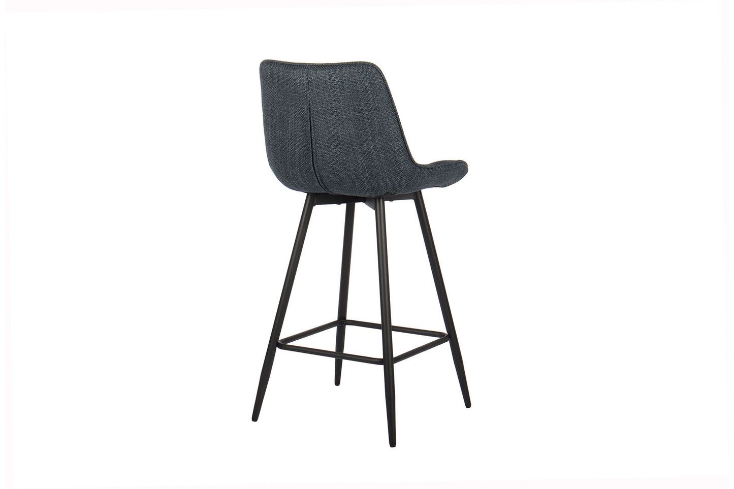 Chaise de comptoir Ariba Tissu Bleu foncé