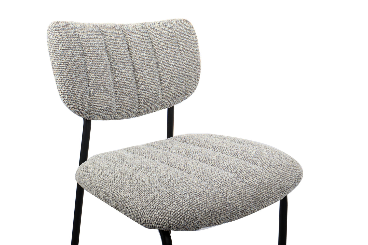 Chaise de comptoir Antura Tissu Gris clair