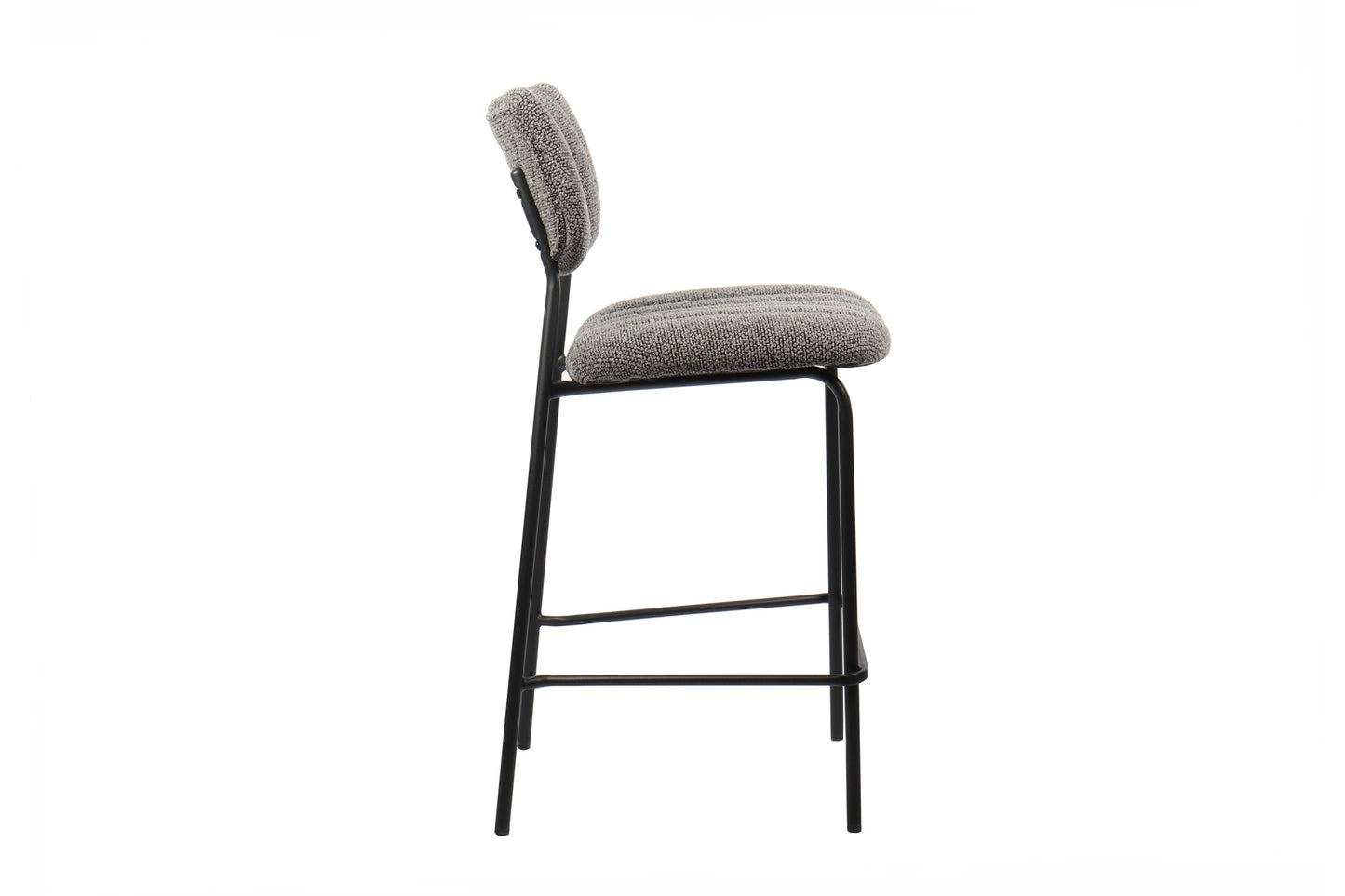 Chaise de comptoir Antura Tissu Gris foncé