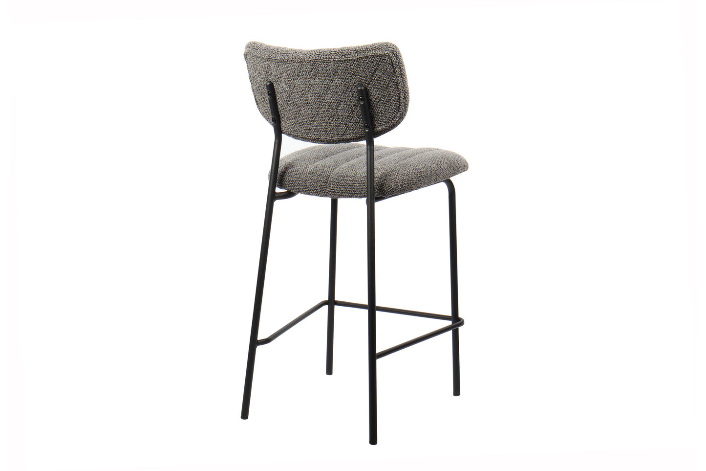 Chaise de comptoir Antura Tissu Gris foncé