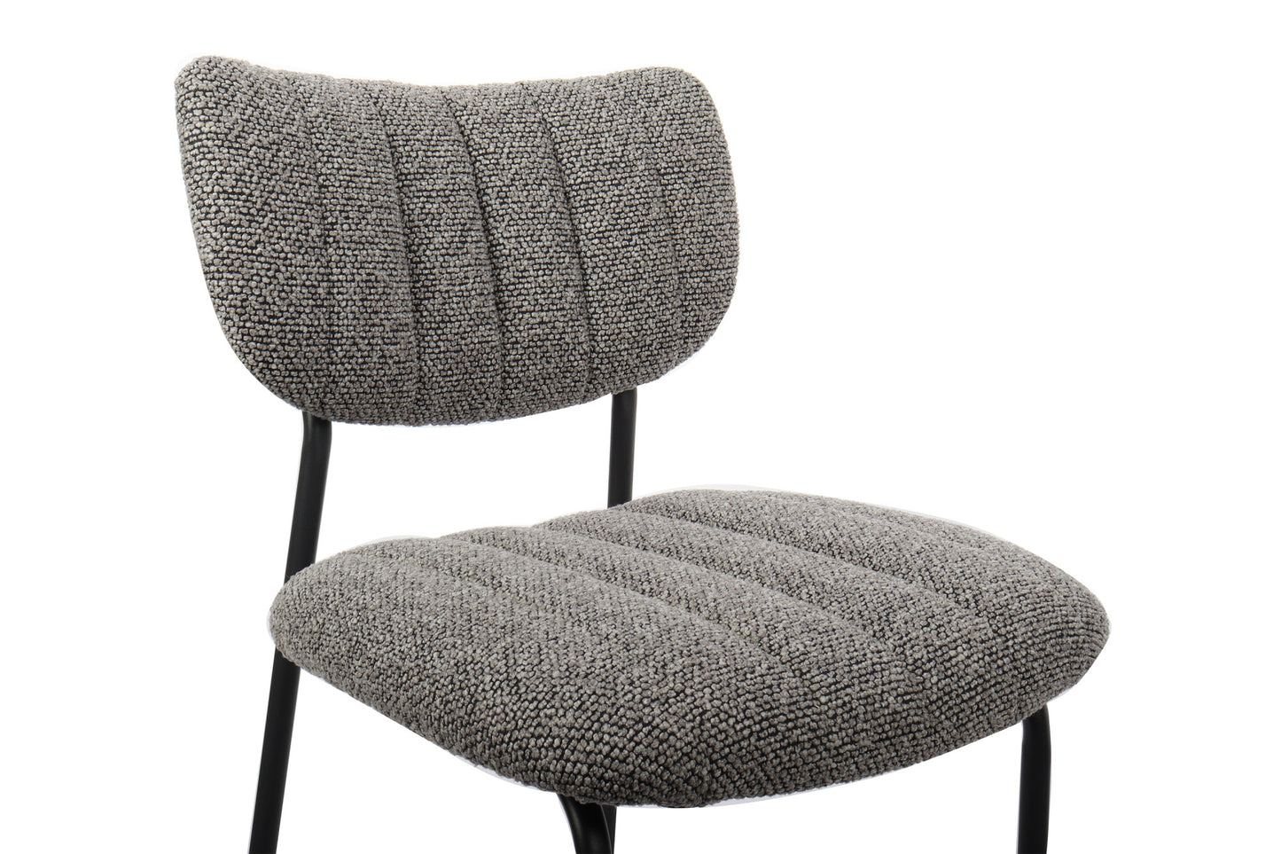 Chaise de comptoir Antura Tissu Gris foncé