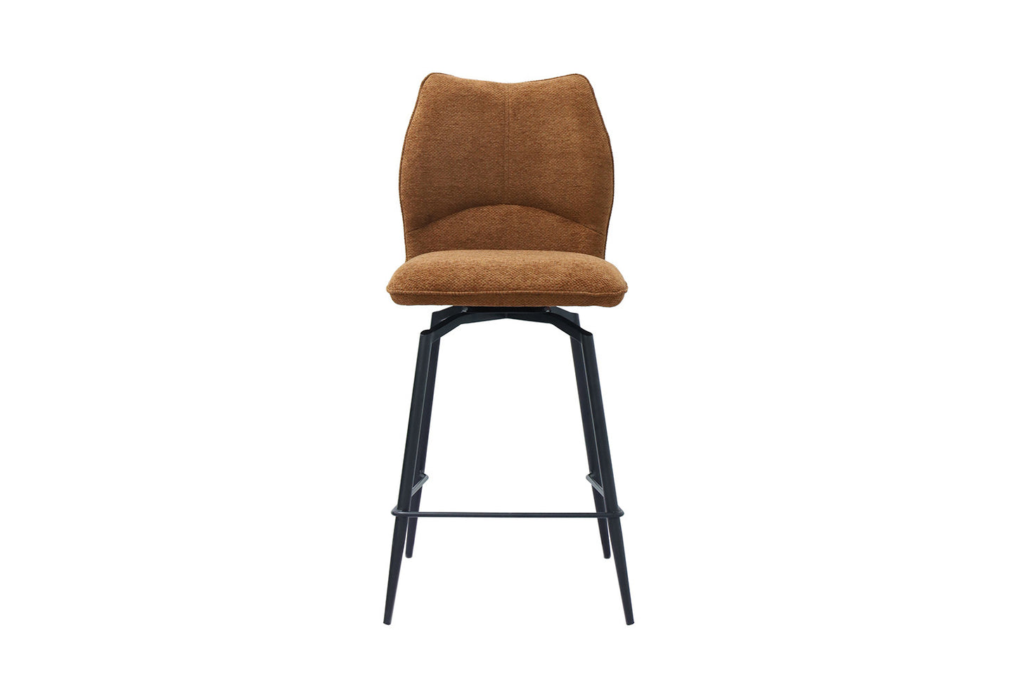 Chaise de comptoir Lara Pivotant Terracotta