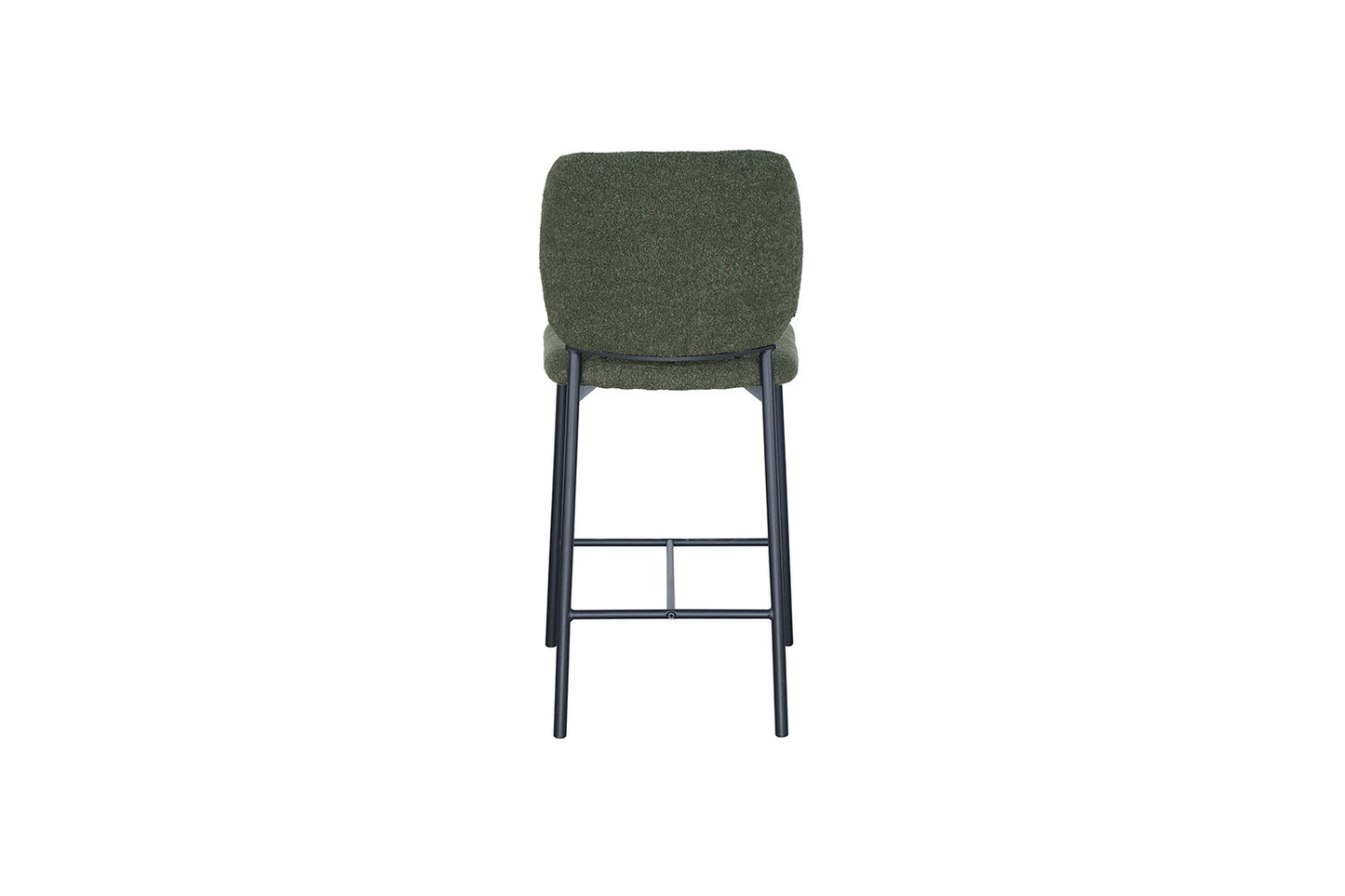 Chaise de comptoir Sophia Tissu Vert