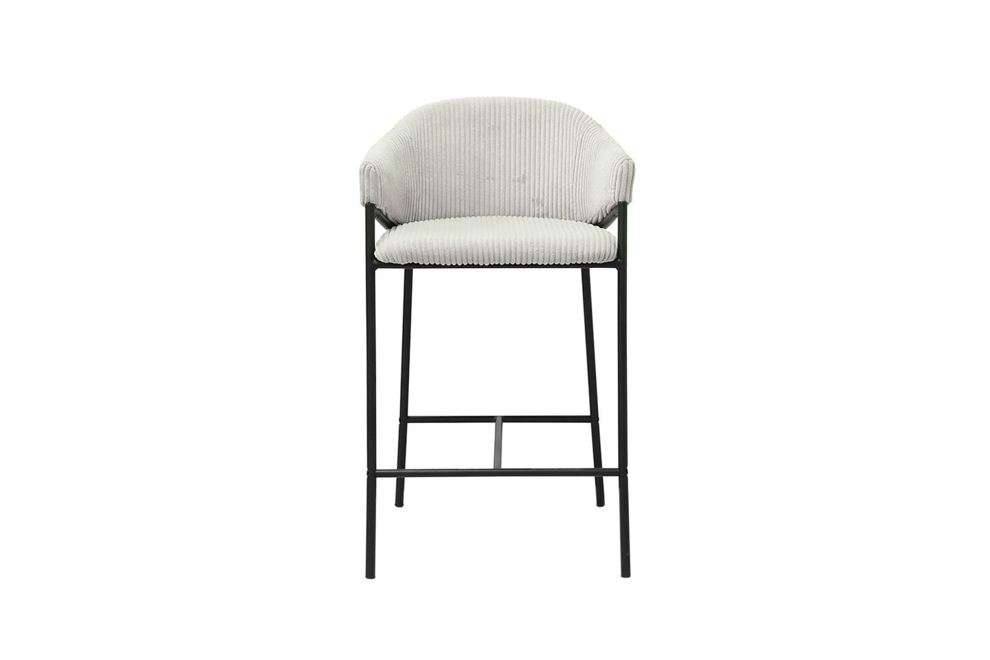 Chaise de comptoir Hugo Gris clair