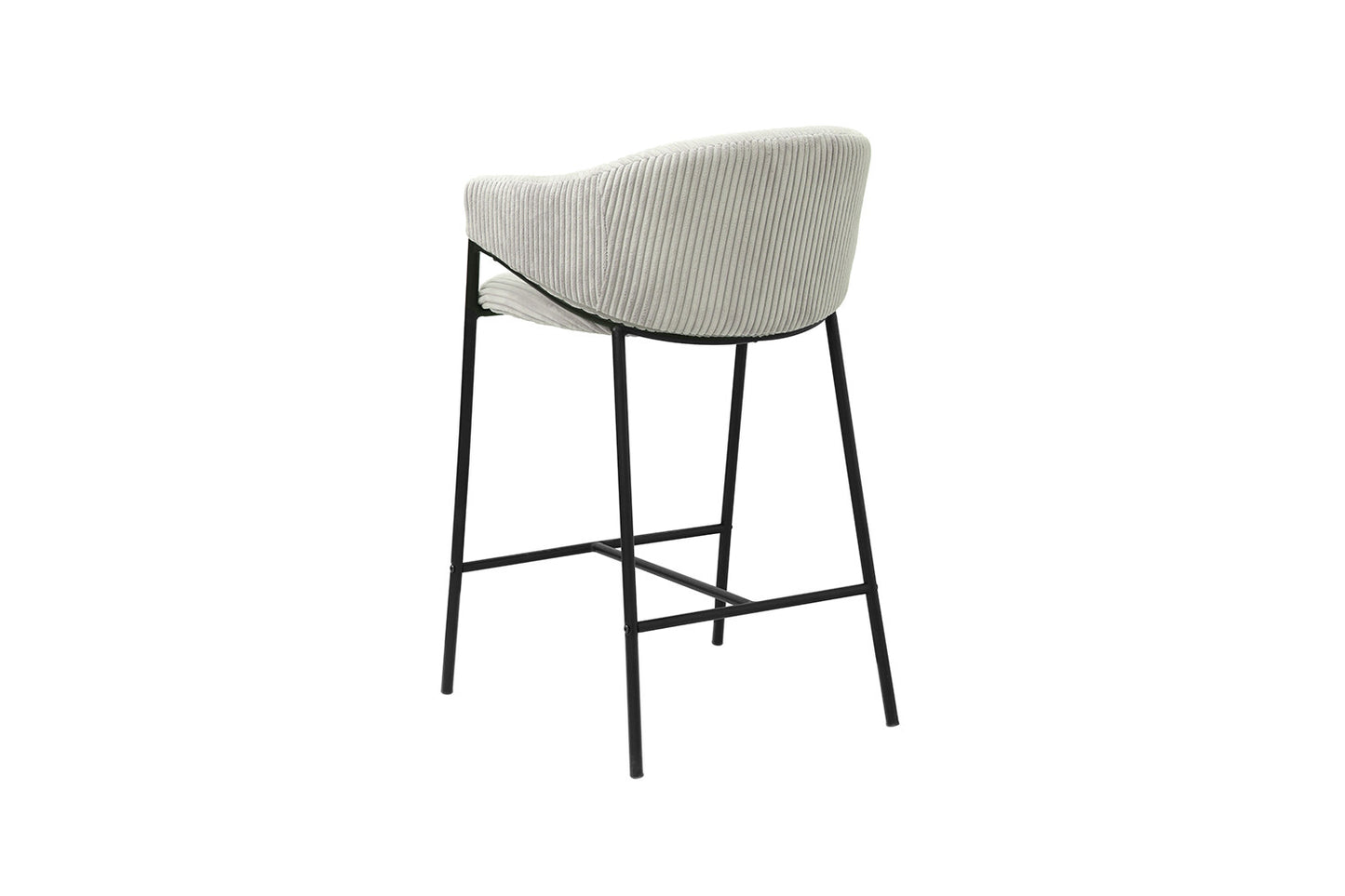 Chaise de comptoir Hugo Gris clair
