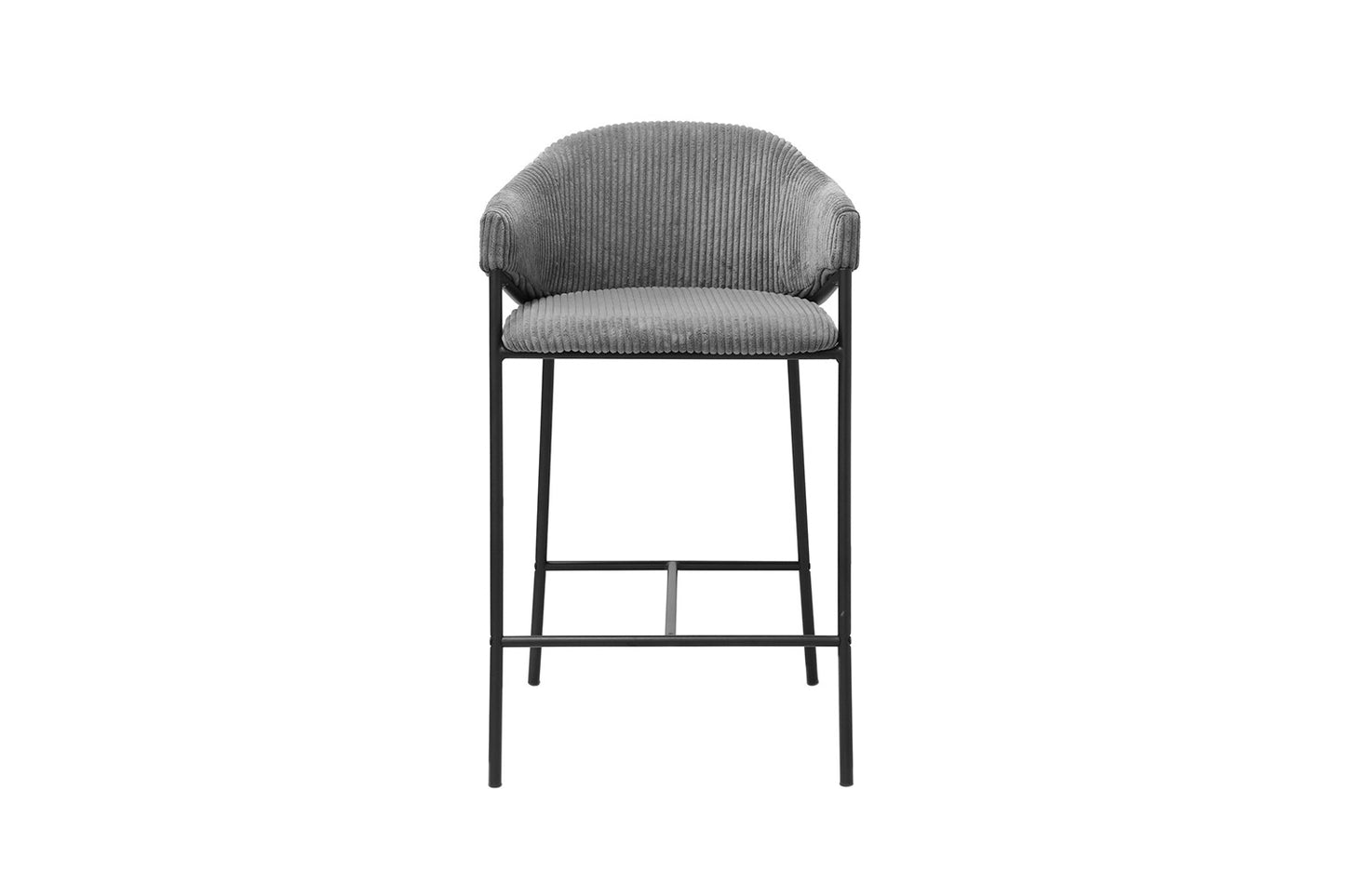 Chaise de comptoir Hugo Gris foncé