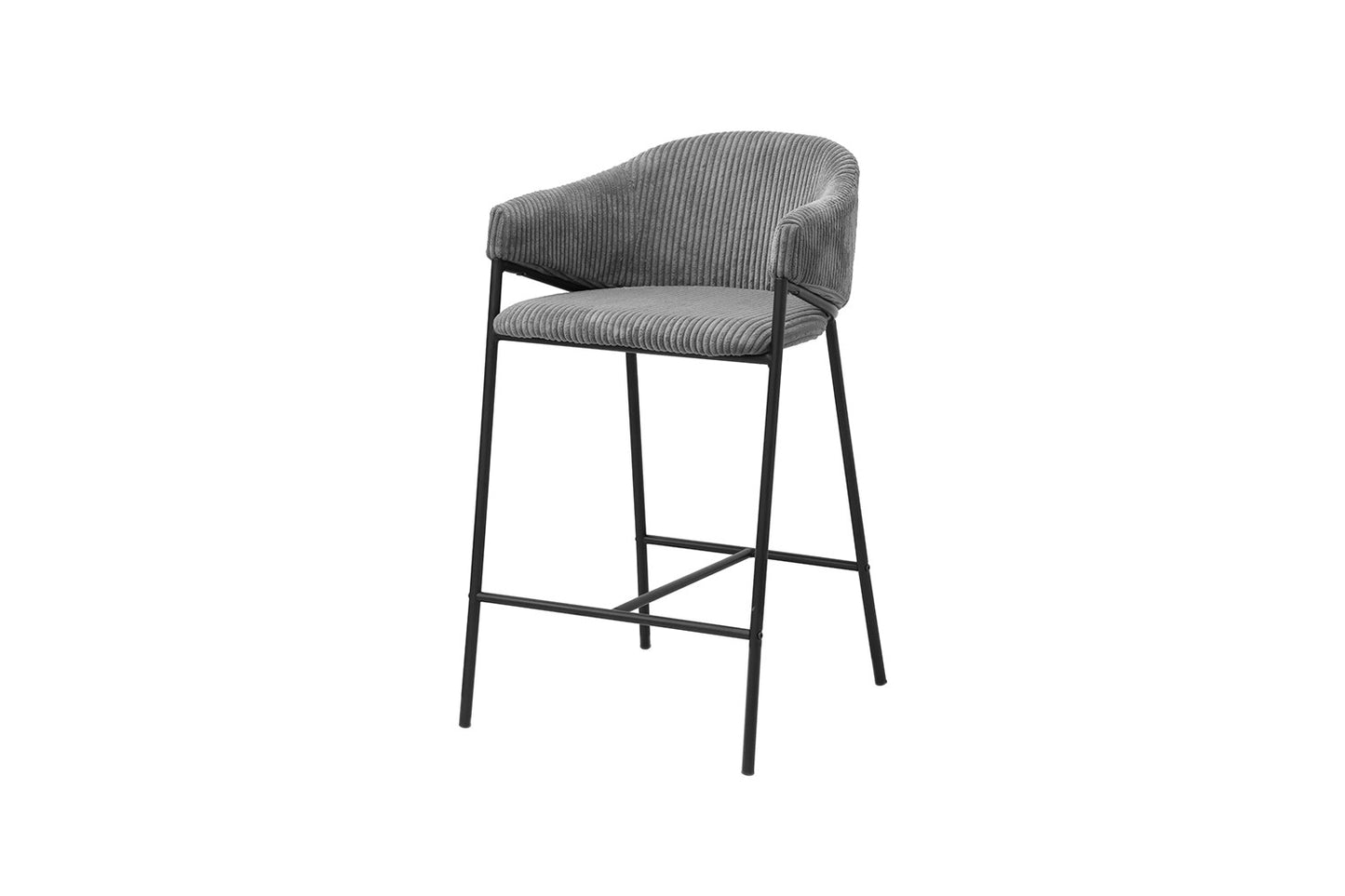 Chaise de comptoir Hugo Gris foncé