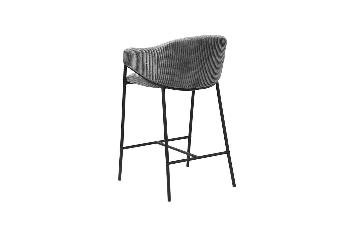 Chaise de comptoir Hugo Gris foncé