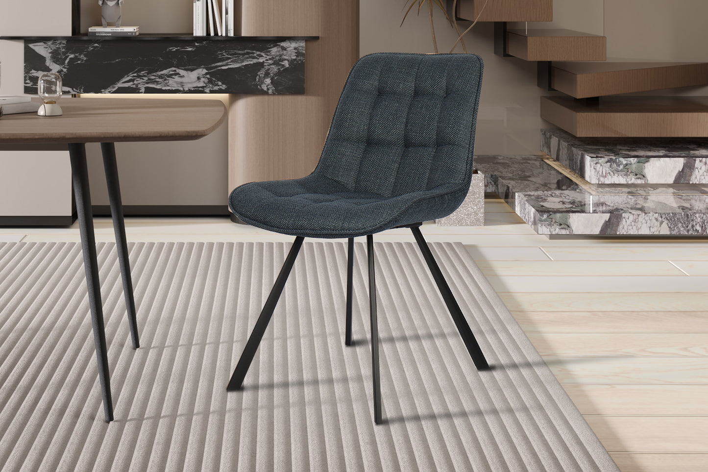 Chaise Ariba Bleu foncé