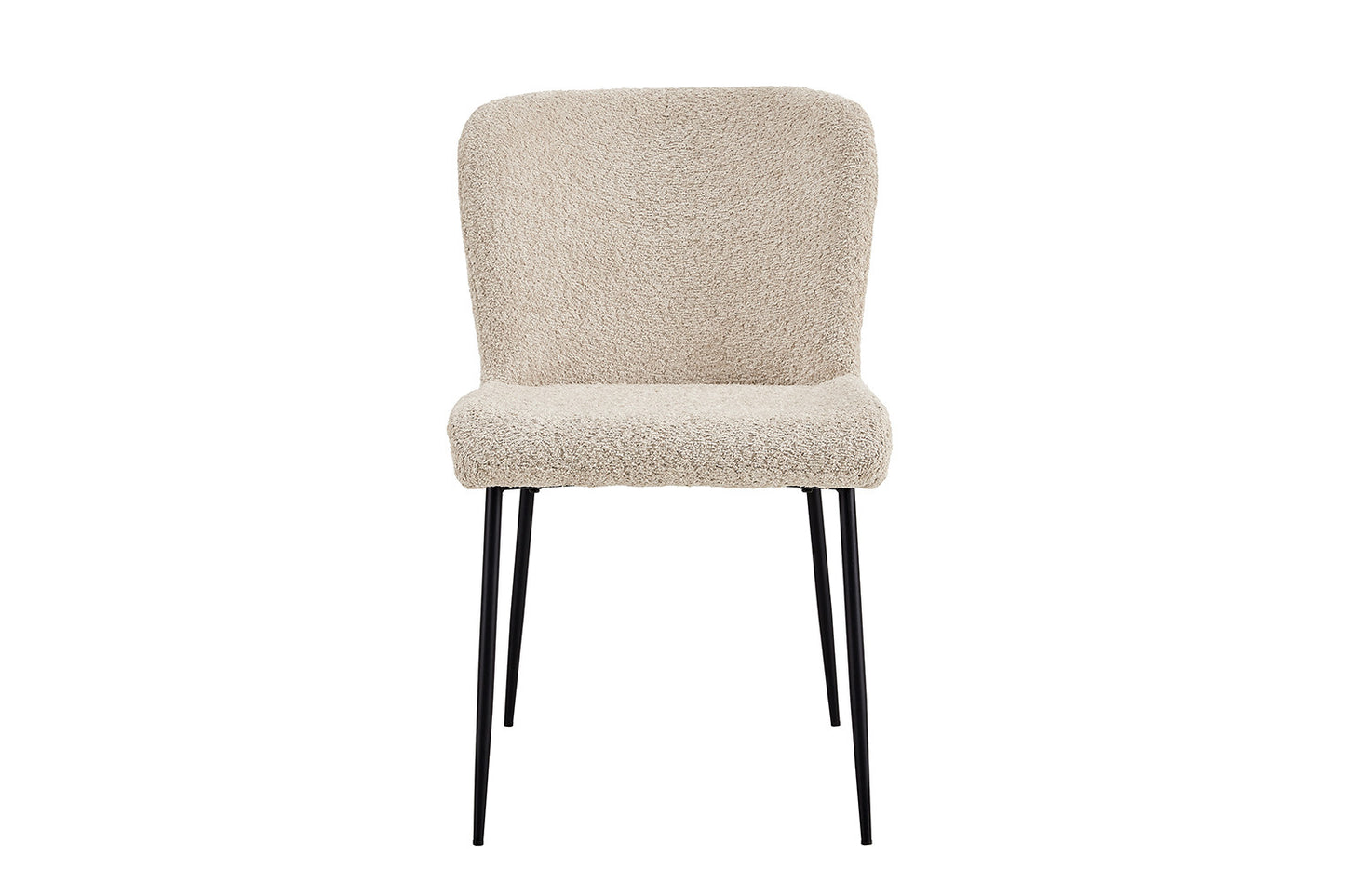 Lot de Chaises Lisa Bouclé Beige