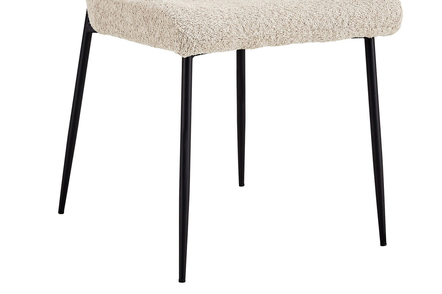 Lot de Chaises Lisa Bouclé Beige